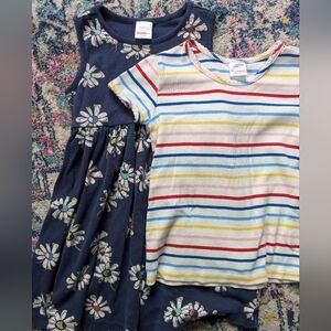 Hannah Andersson Dress And T-shirt (Size 5)